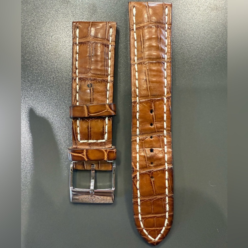 Breitling Brown Leather Watch Strap